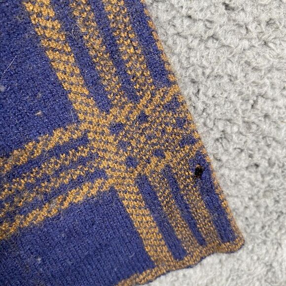 Vince Sweater Womens Small Plaid Wool Cashmere Blend Pullover Turtleneck - Picture 9 of 14